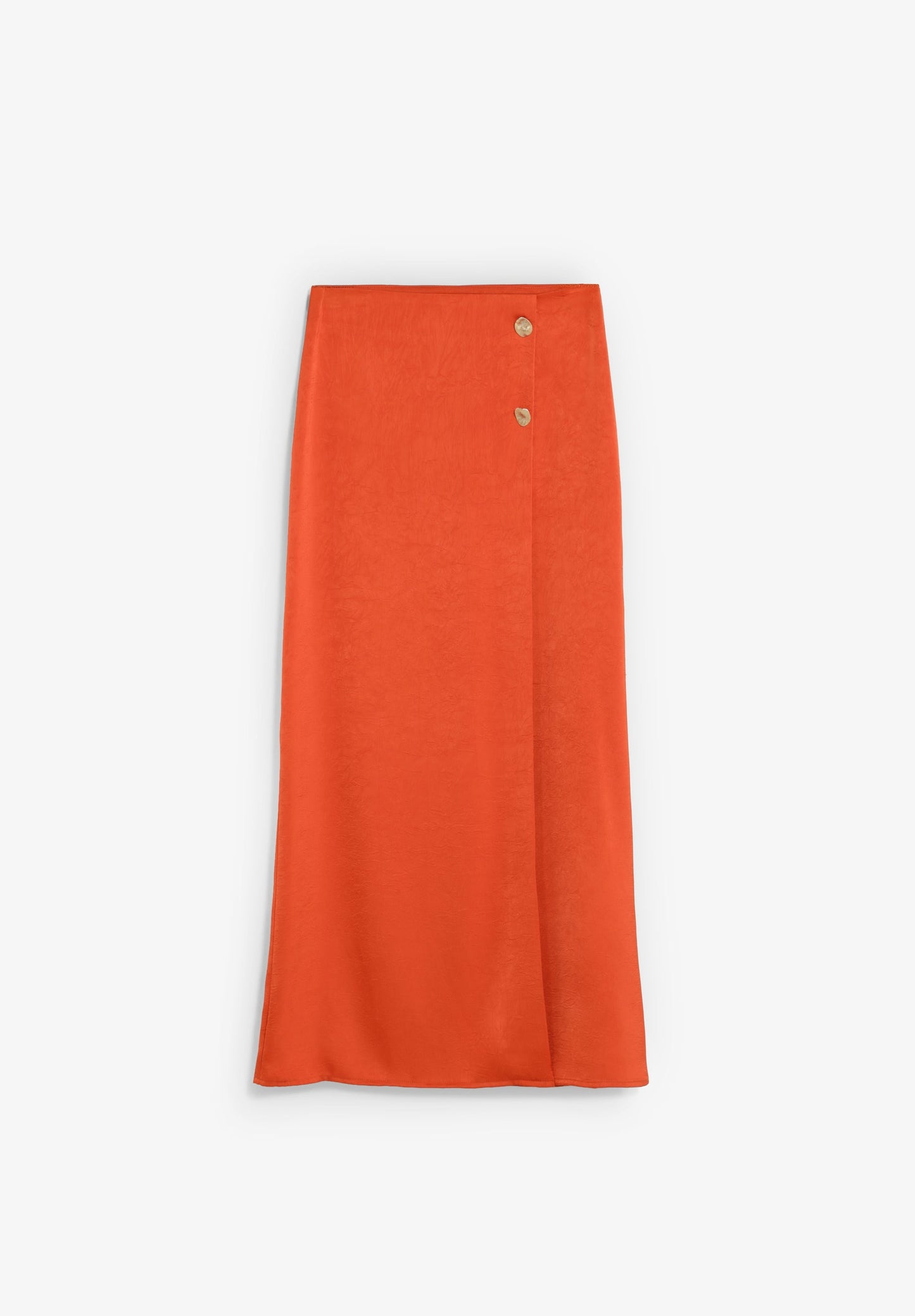 STRAIGHT SATIN SKIRT