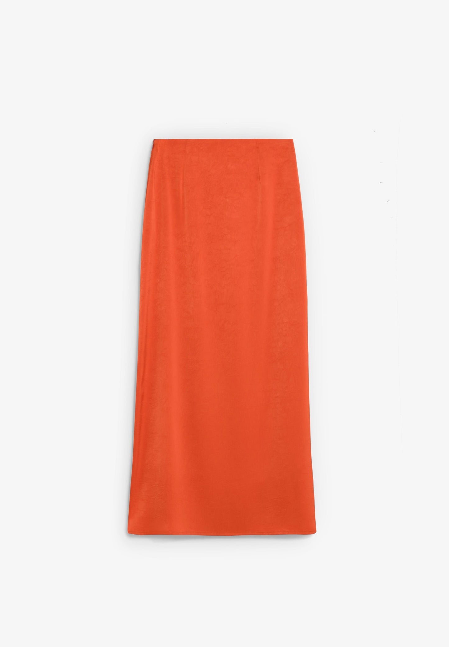 STRAIGHT SATIN SKIRT