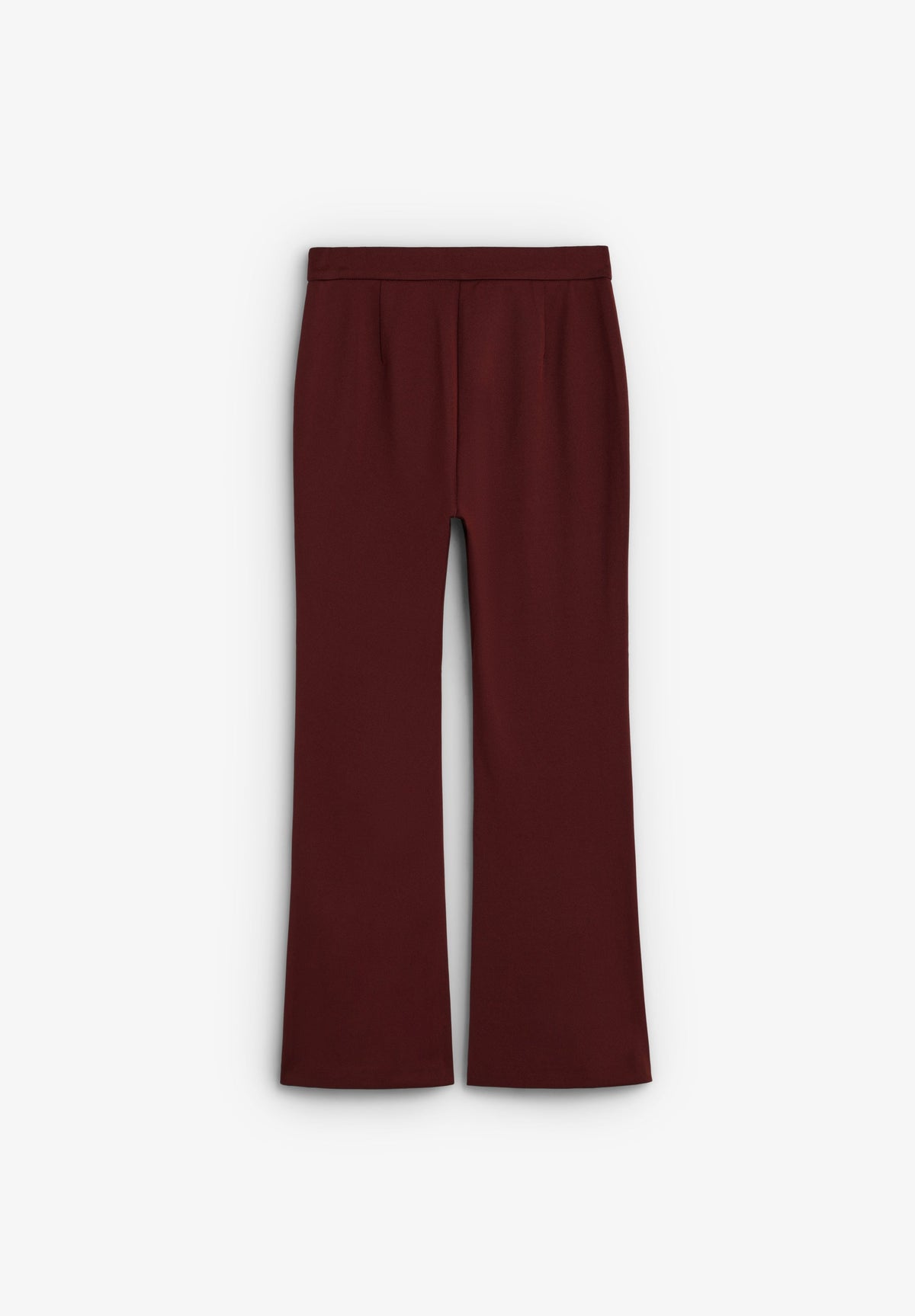 ANKLE-LENGTH FLARE TROUSERS