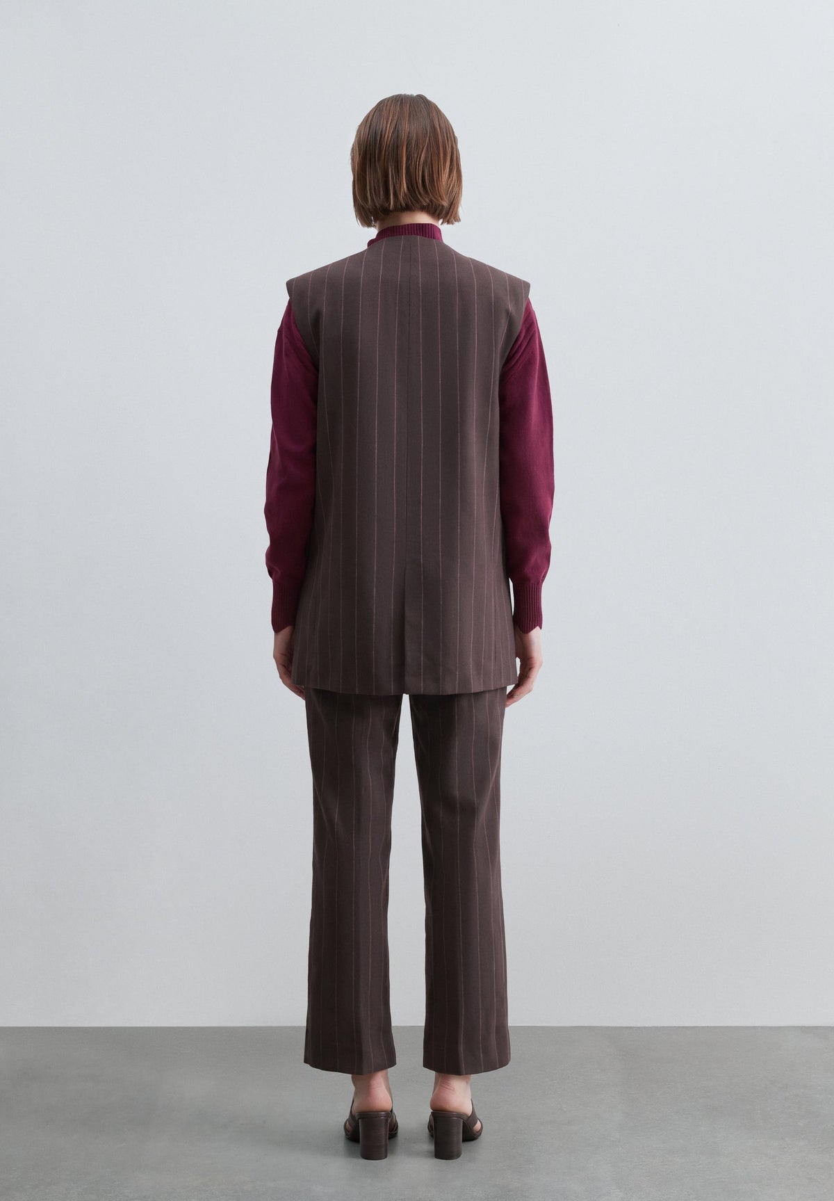 STRAIGHT STRIPED TROUSERS