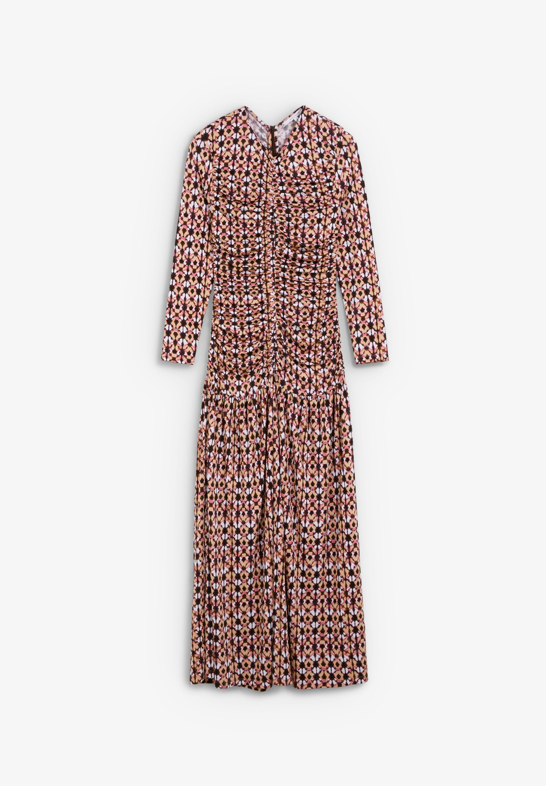 SCFILA GATHER PRINT JERSEY DRESS