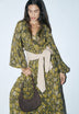 FLORAL PRINT LUREX DRESS