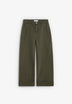 DENIM TROUSERS WITH HEM DETAIL