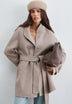 WOOL COAT WITH BELT