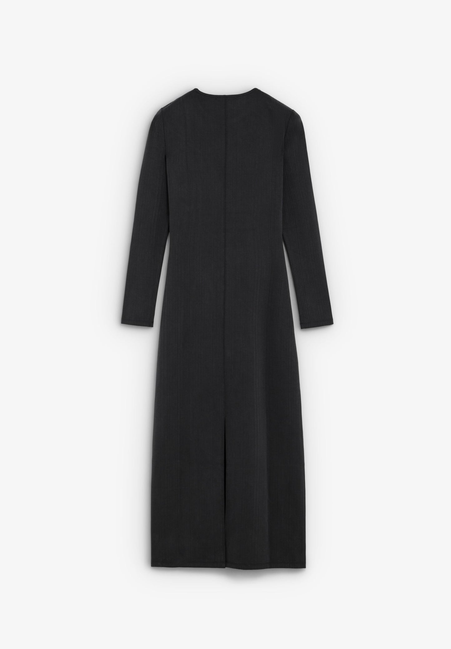 KNIT DRESS WITH DIAGONAL SEAMS