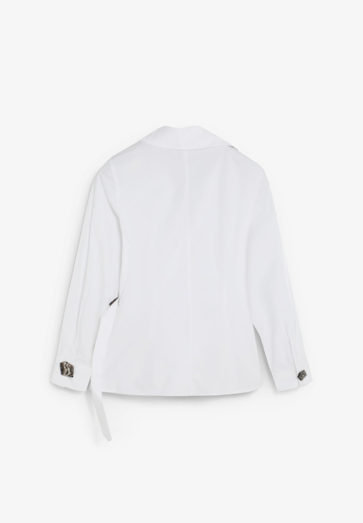 WRAP SHIRT WITH APPLIQUÉS