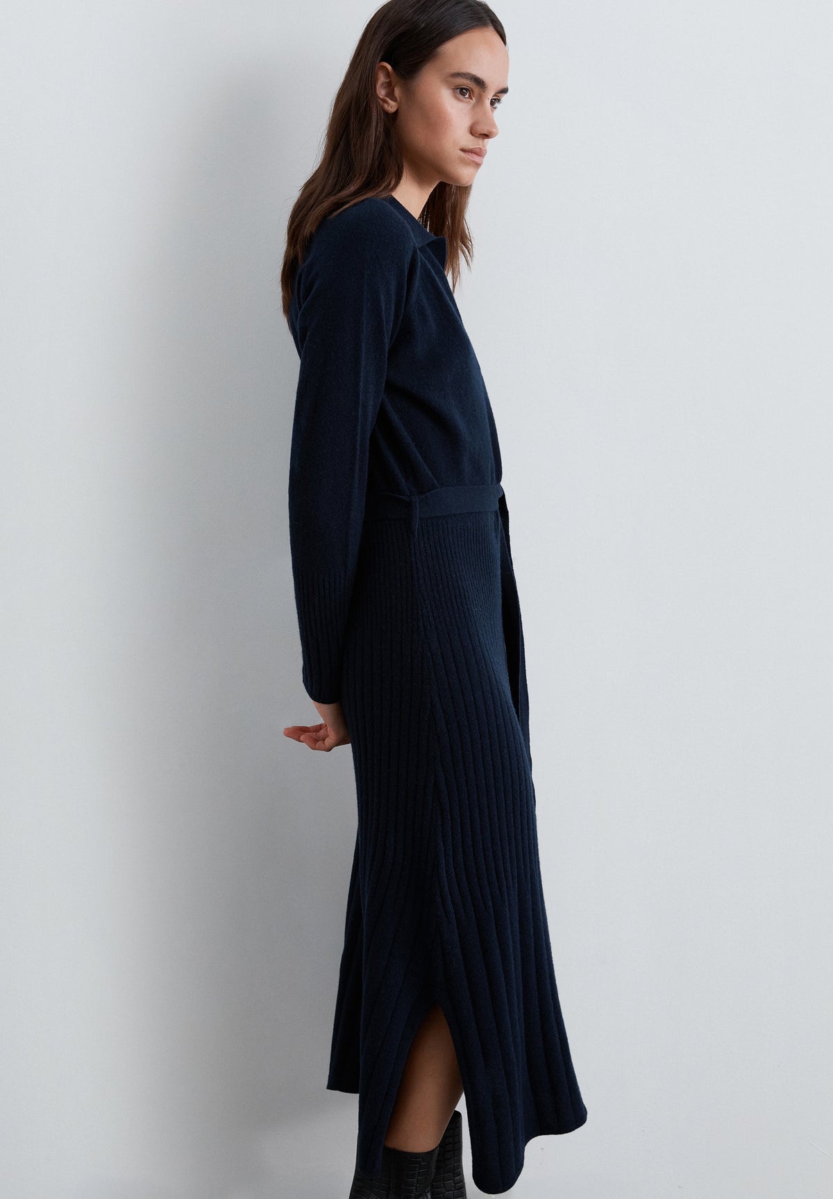 POLO COLLAR KNIT DRESS