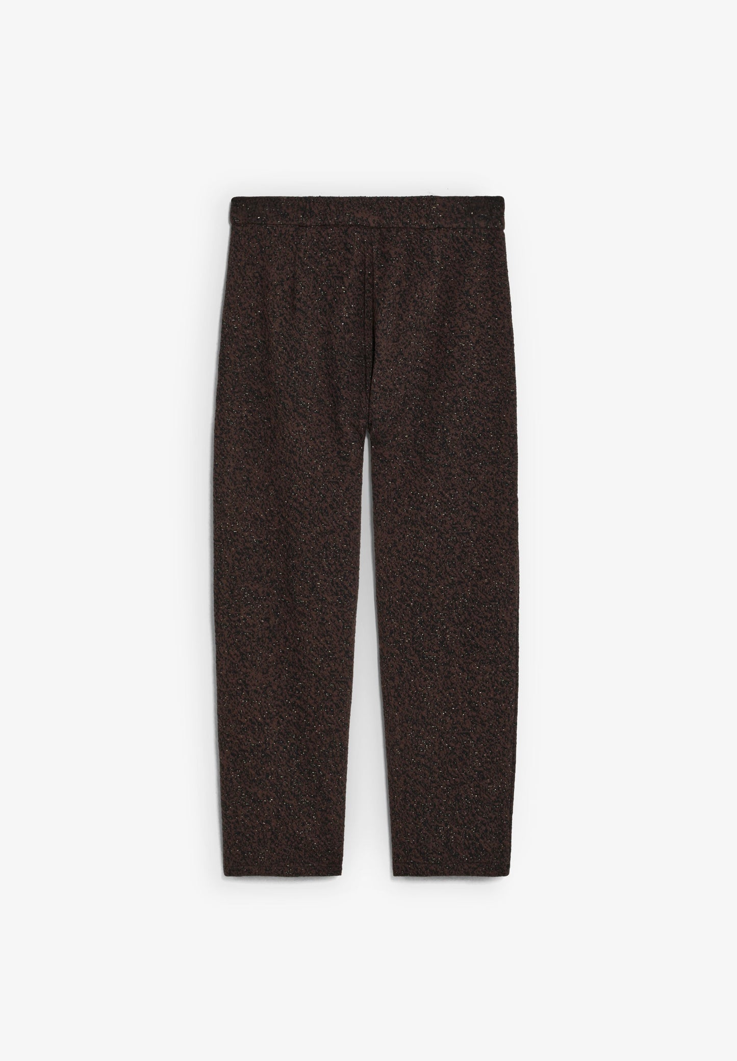 STRAIGHT LUREX TROUSERS