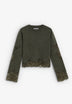 SCLACE CONTRAST KNIT JUMPER