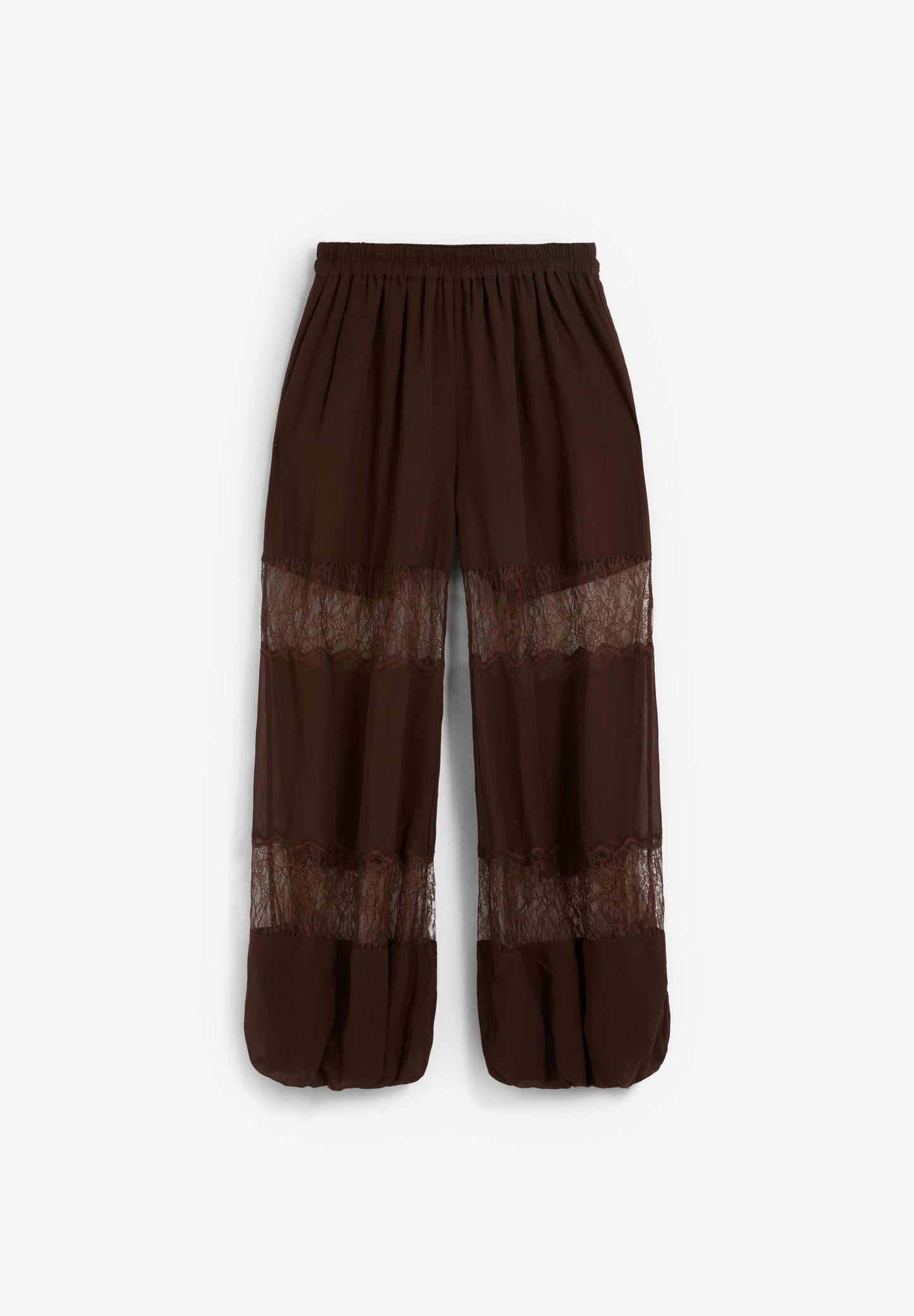 BALLOON TROUSERS WITH LACE