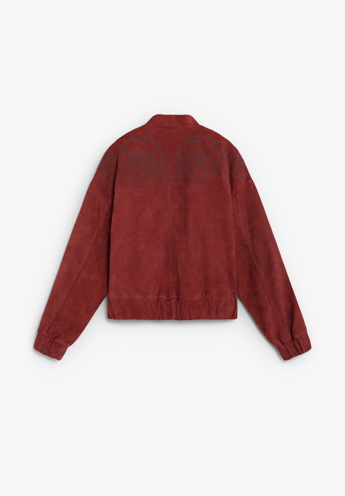 SCLEATHER SUEDE BOMBER JACKET