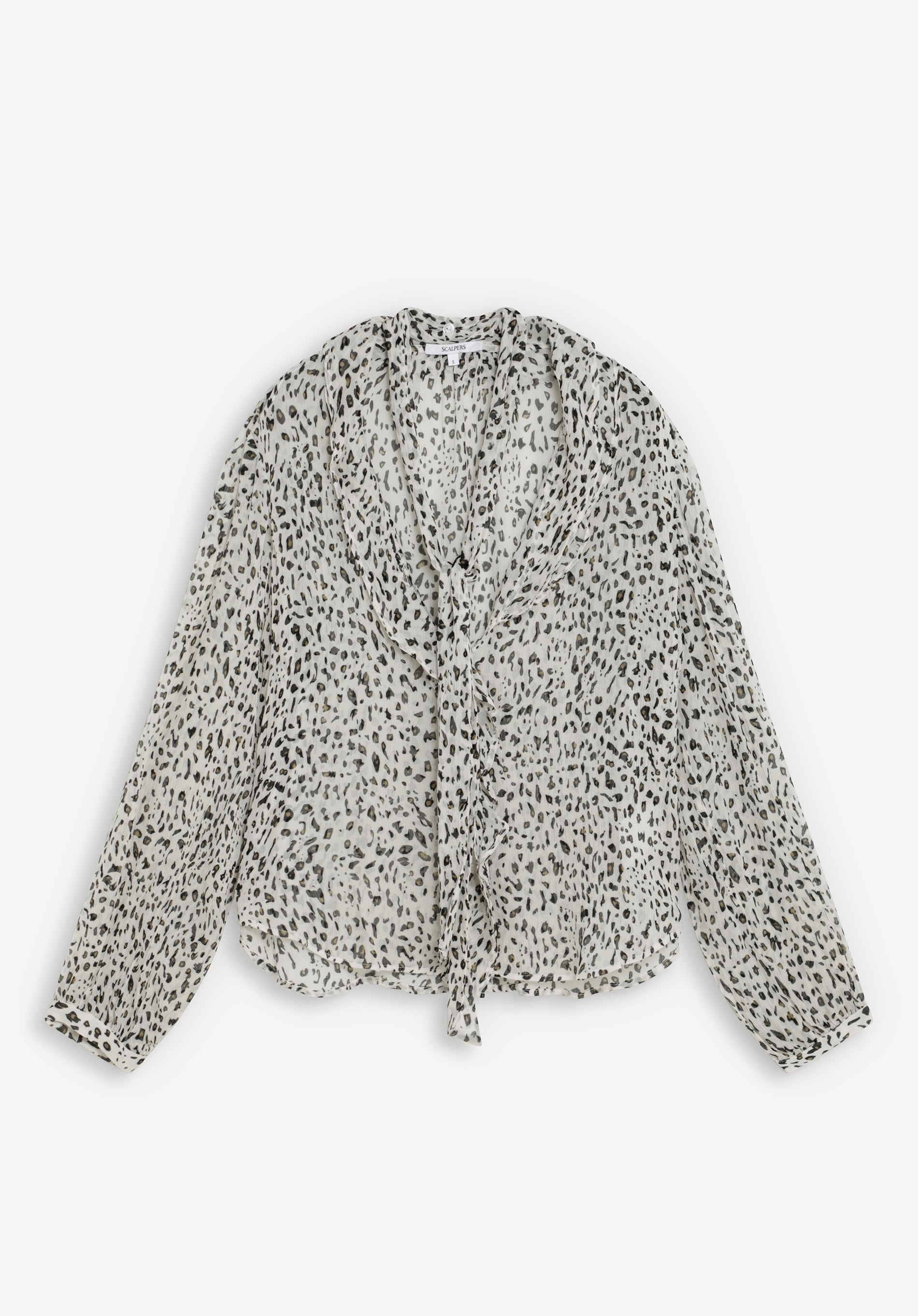 SCLEO FRINGES PRINT BLOUSE