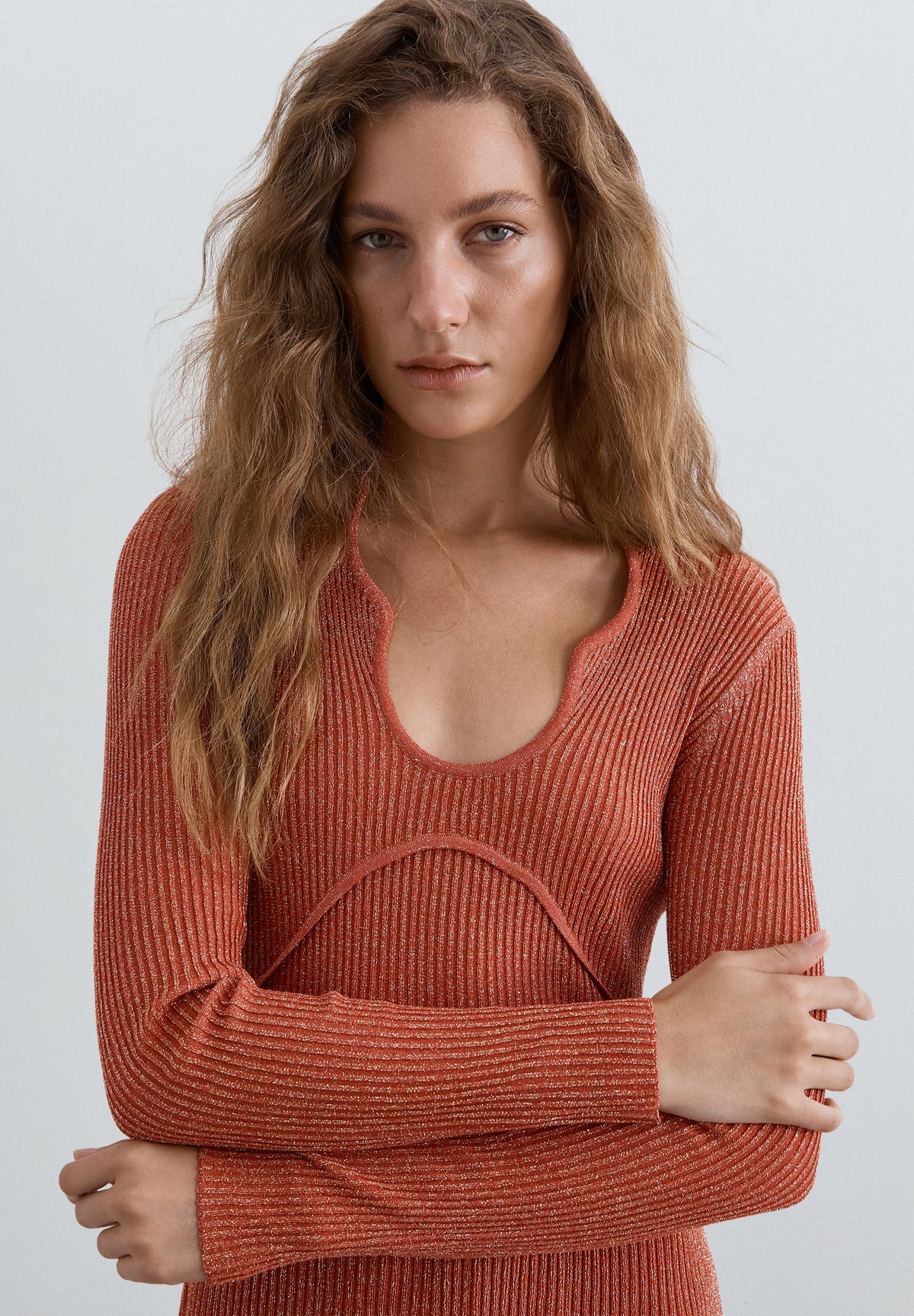 LUREX KNIT DRESS