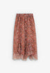 LONG FLORAL PRINT SKIRT