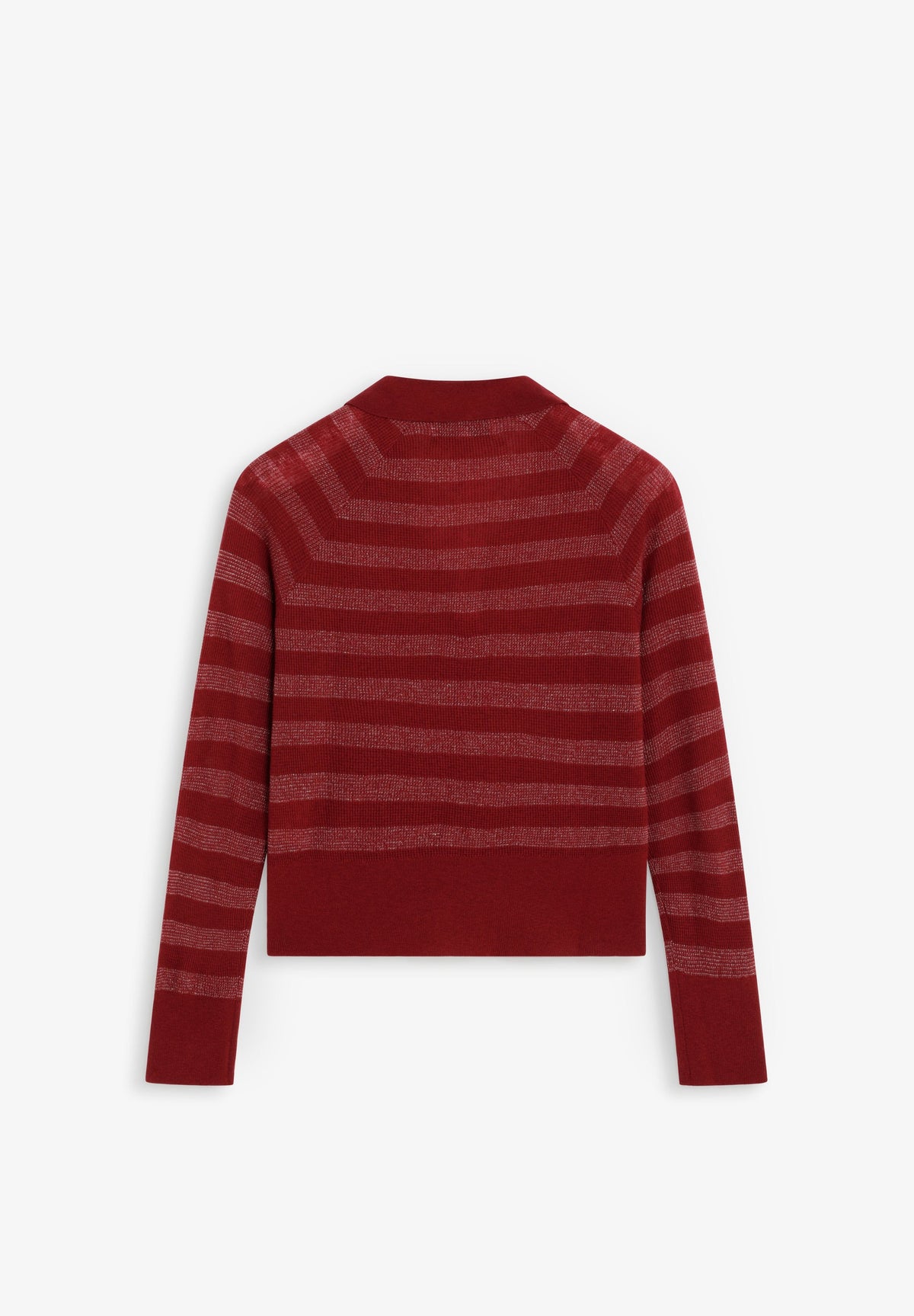 LUREX POLO SWEATER