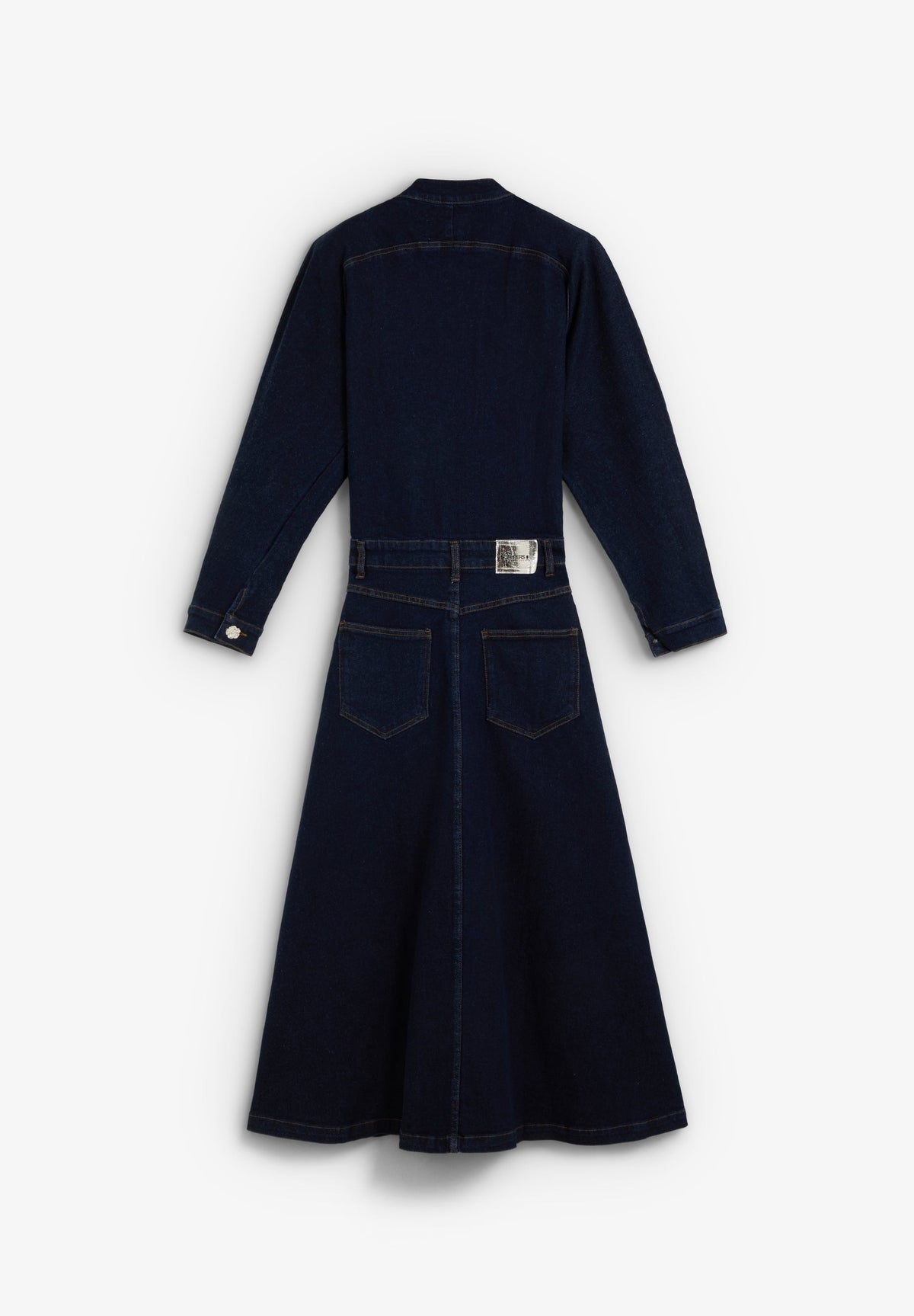 WIDE SLEEVE DENIM DRESS