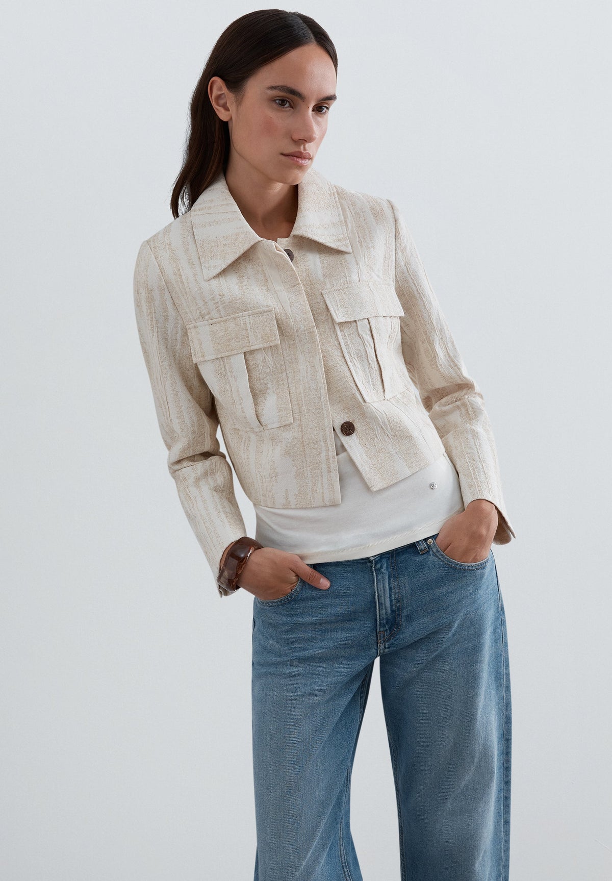 RUSTIC JACKET WITH POCKETS
