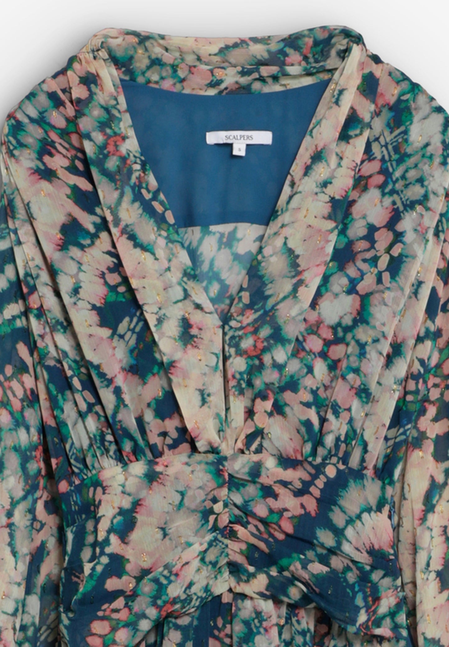 SCSASH V PRINT DRESS