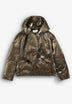 QUILTED METALLIC COAT