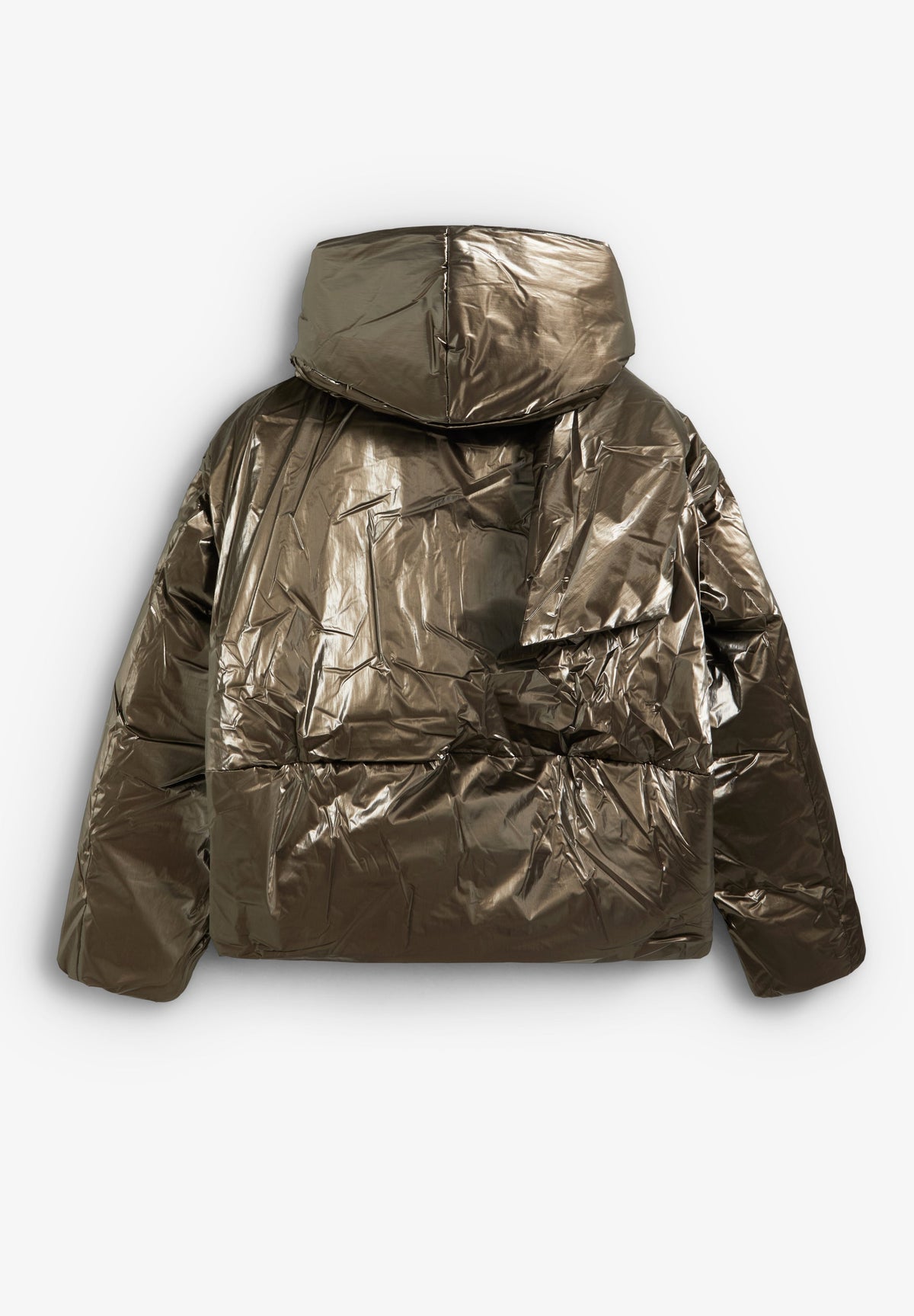 QUILTED METALLIC COAT