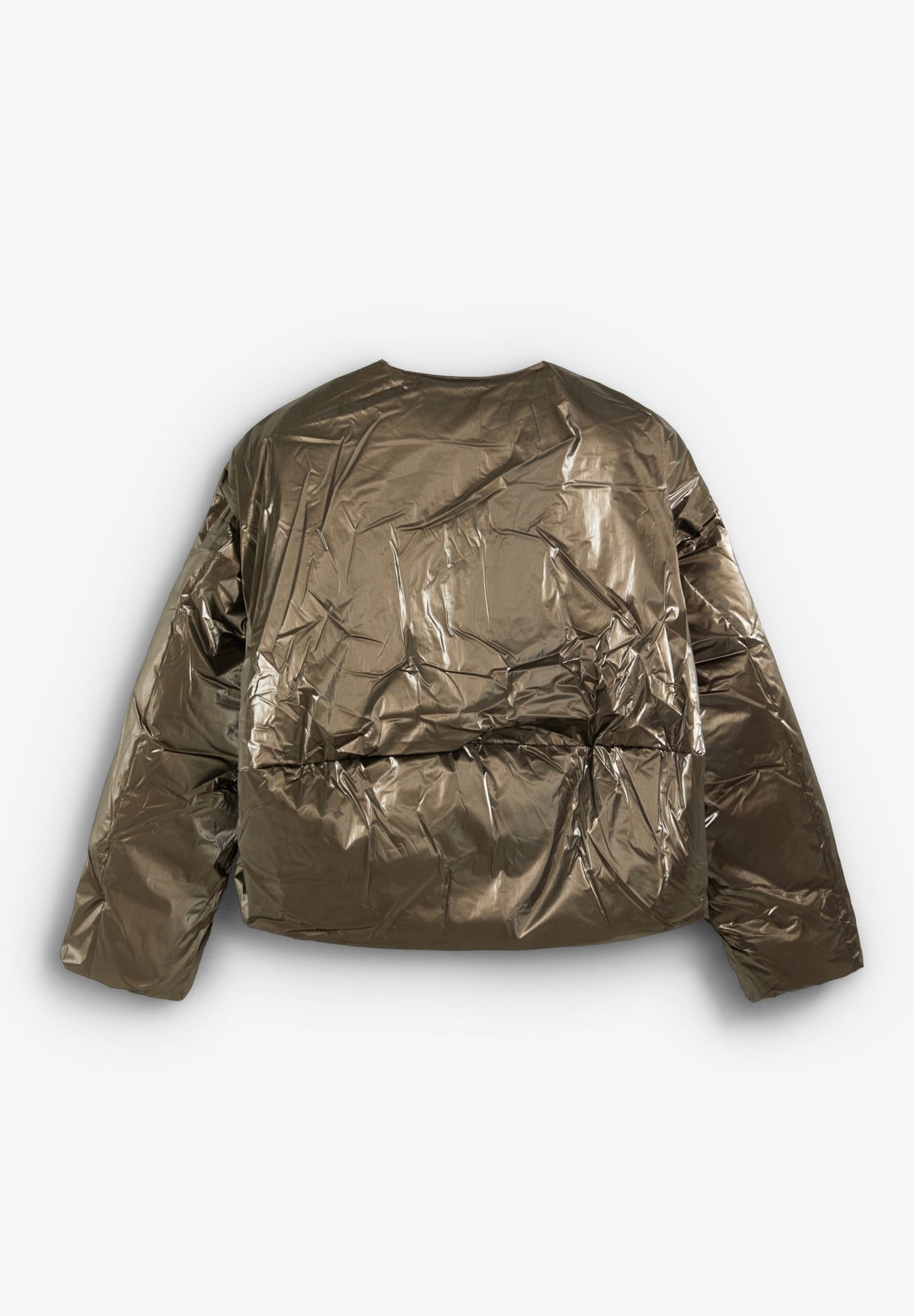 QUILTED METALLIC COAT