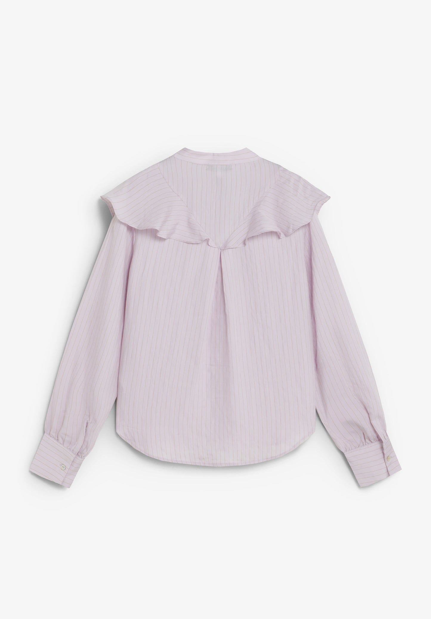 STRIPED SHIRT WITH RUFFLES