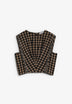 GINGHAM TOP WITH SEQUINS