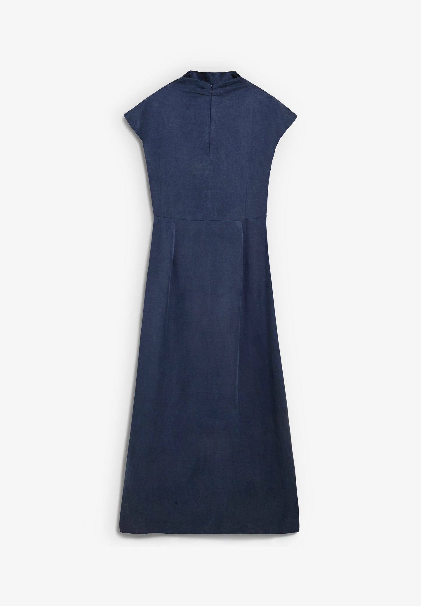 FLOWING DRAPED SIDE DRESS