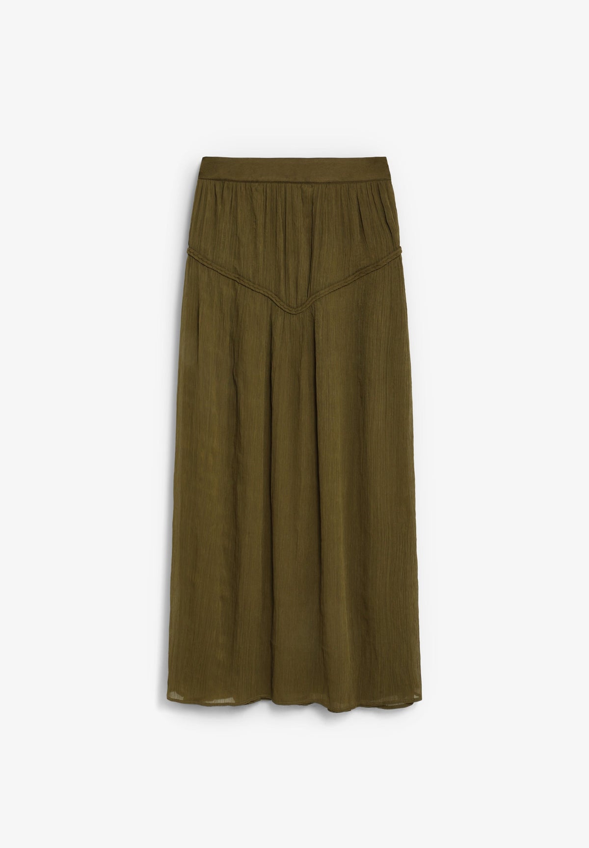 LONG TEXTURED SKIRT