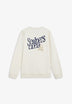 CONTRAST PRINT SWEATSHIRT