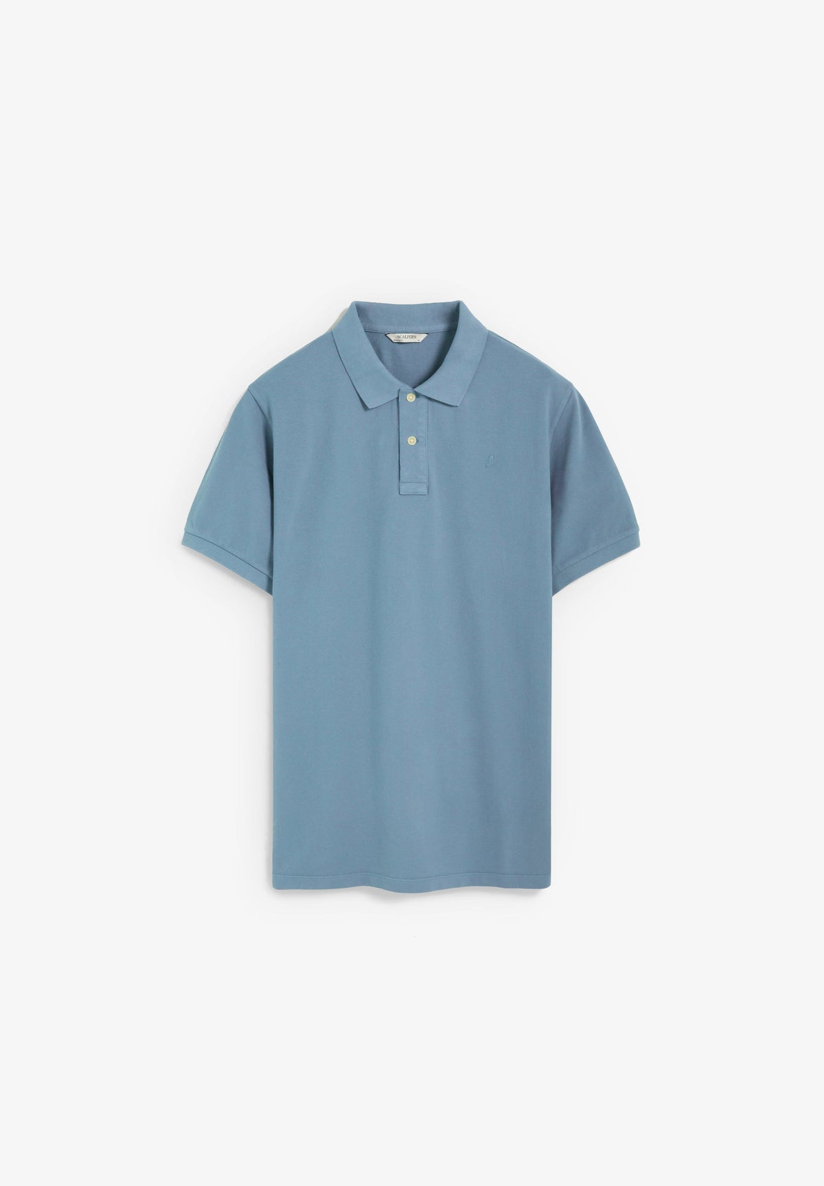 PIQUÉ POLO SHIRT WITH TONAL SKULL