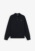 LONG SLEEVE POLO SHIRT WITH SKULL