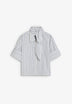 STRIPED TIE COLLAR SHIRT