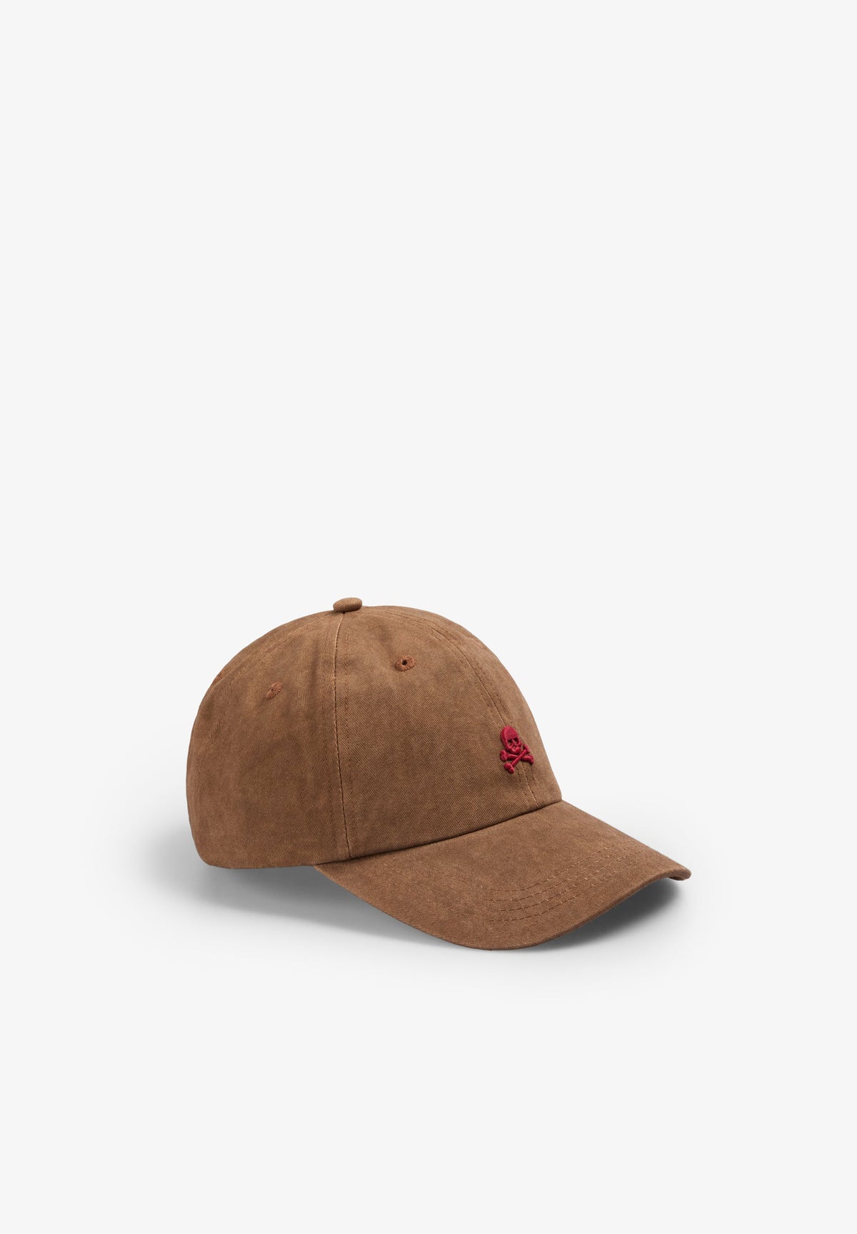 EMBROIDERED SKULL CAP