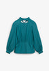 SATIN CUT-OUT BLOUSE