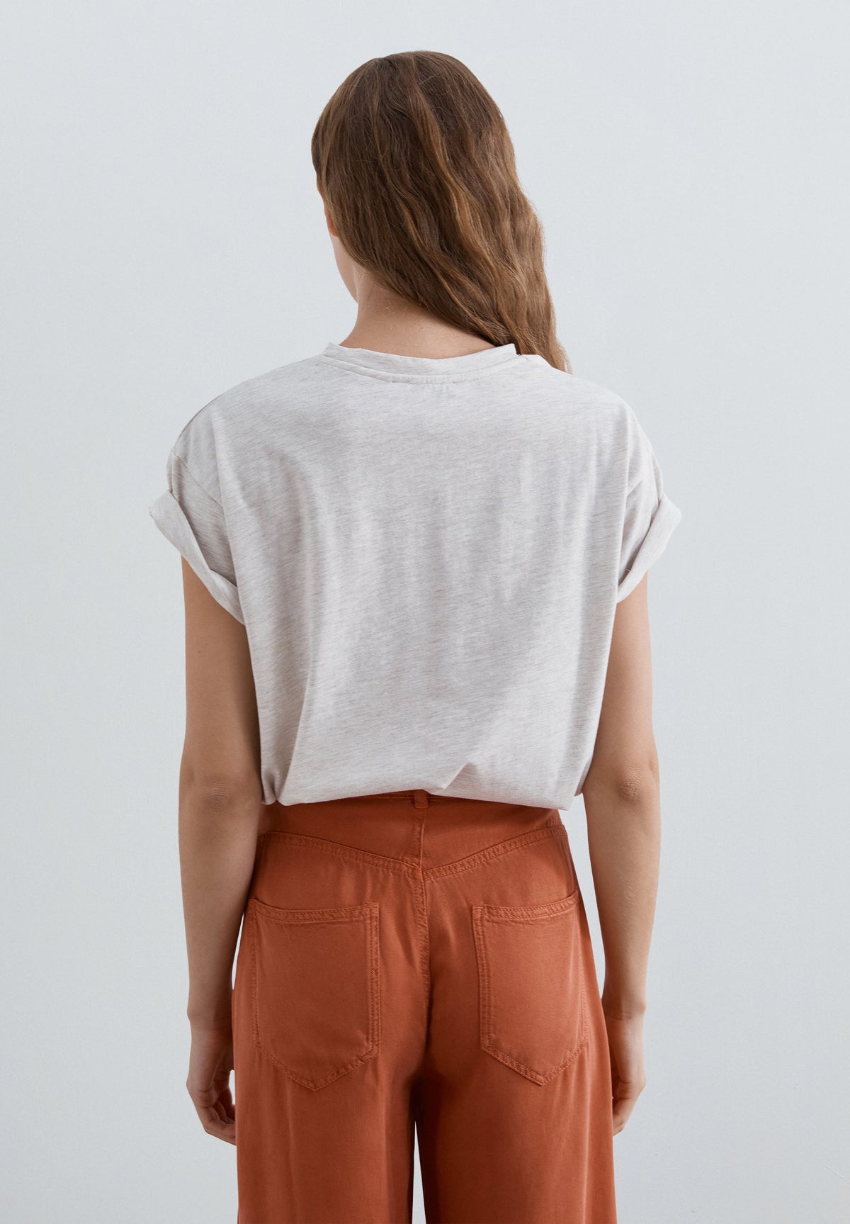 RELAXED T-SHIRT WITH PRINTED SKULL