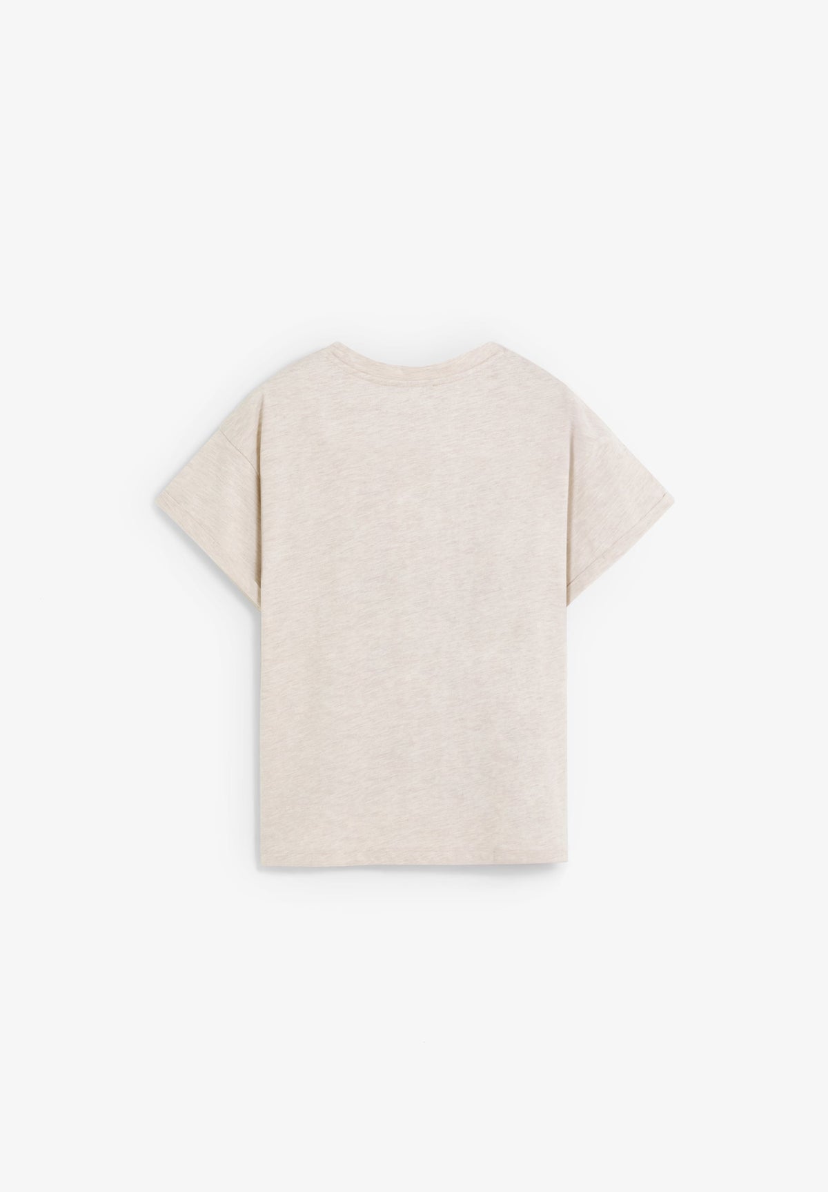 RELAXED T-SHIRT WITH PRINTED SKULL