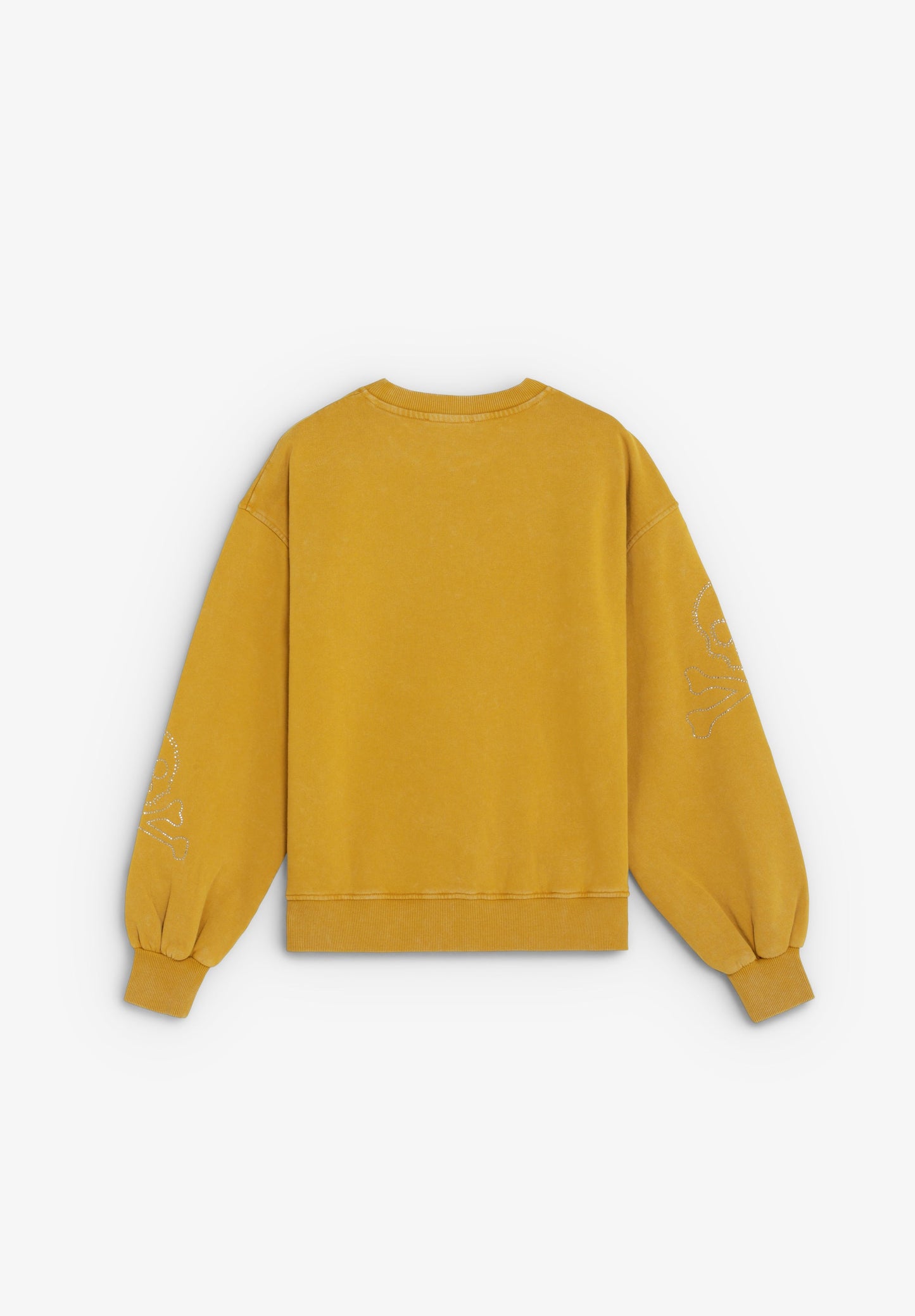 SWEATSHIRT WITH RHINESTONE SKULL