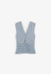 T-SHIRT WITH GATHERED FRONT