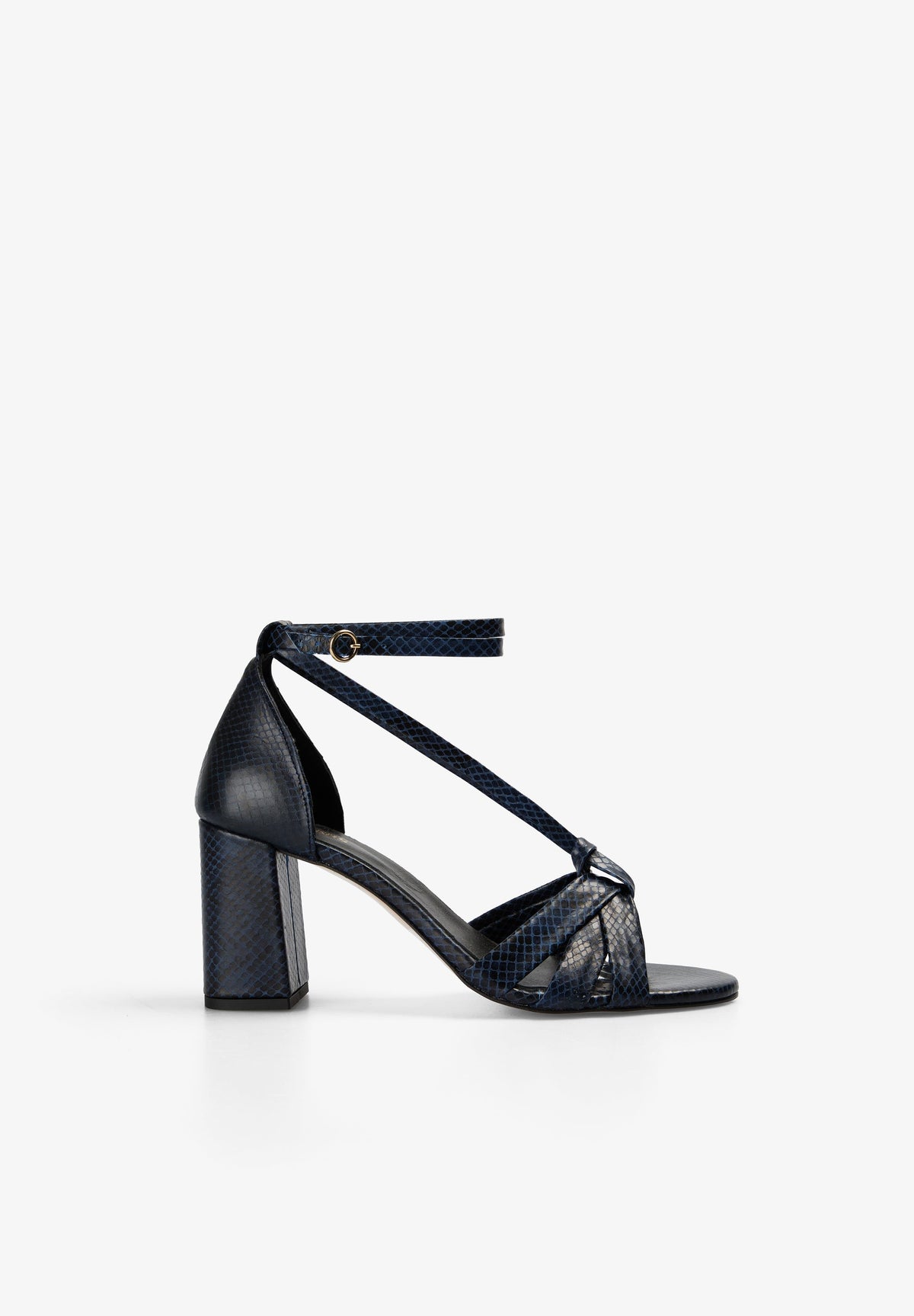 HIGH-HEELED STRAPPY SANDALS
