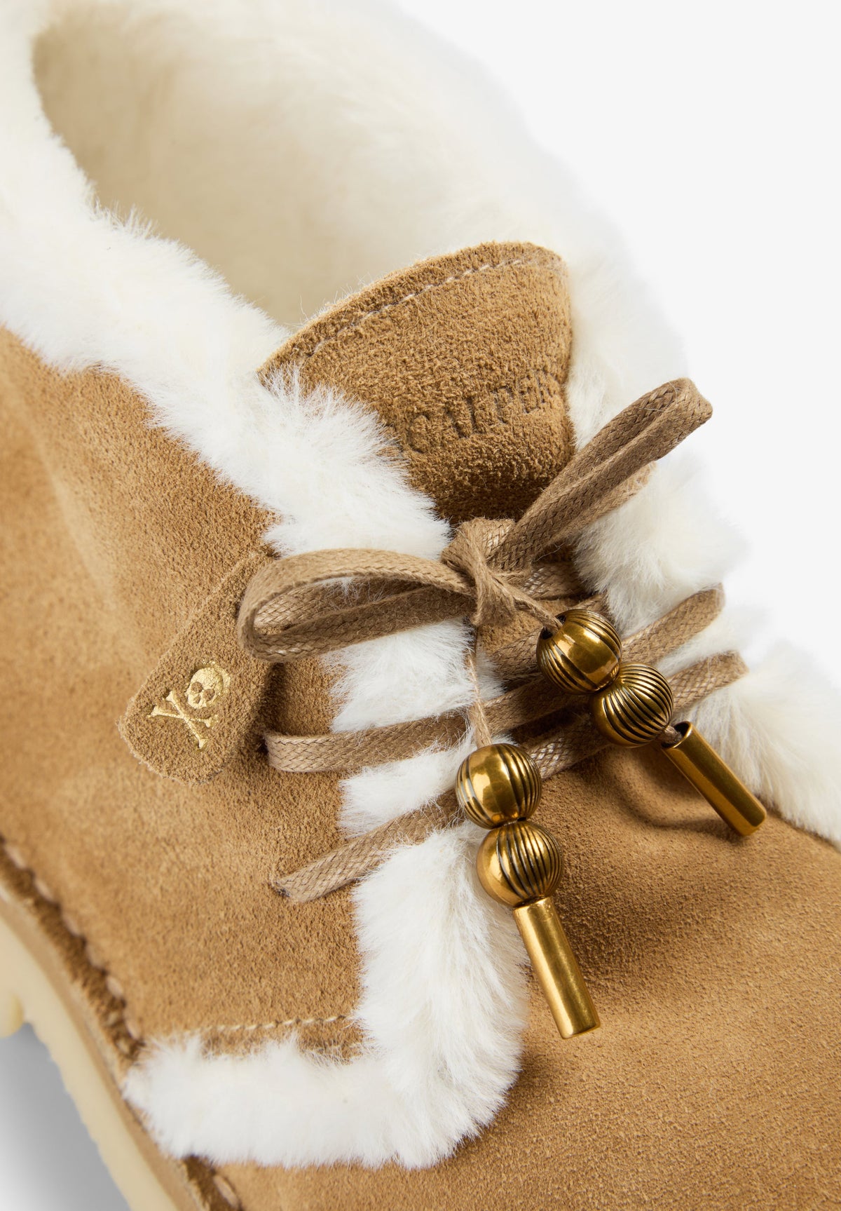 SUEDE LACE-UP ANKLE BOOTS