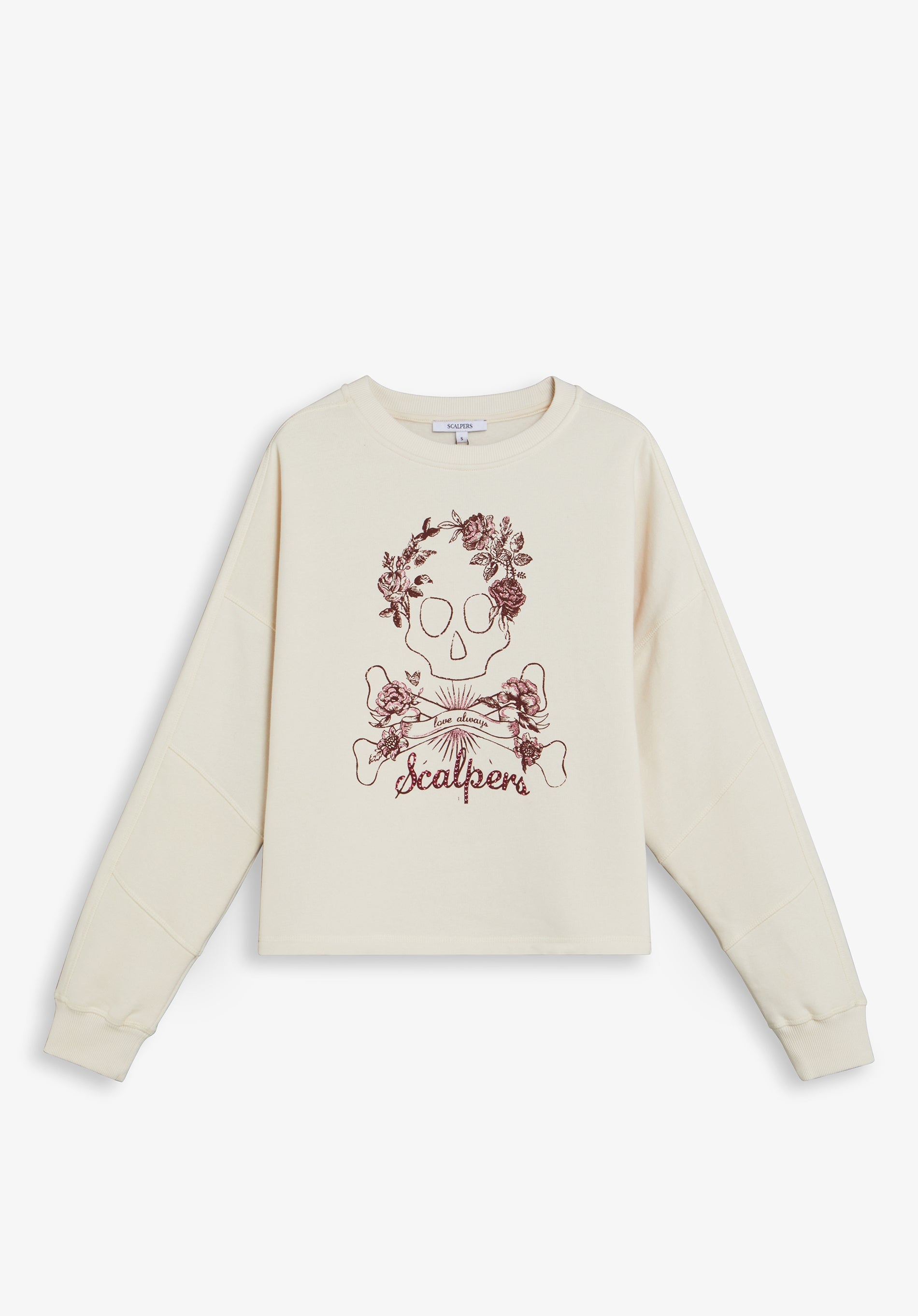 SCSKULL GLITTER STRASS SWEATTER