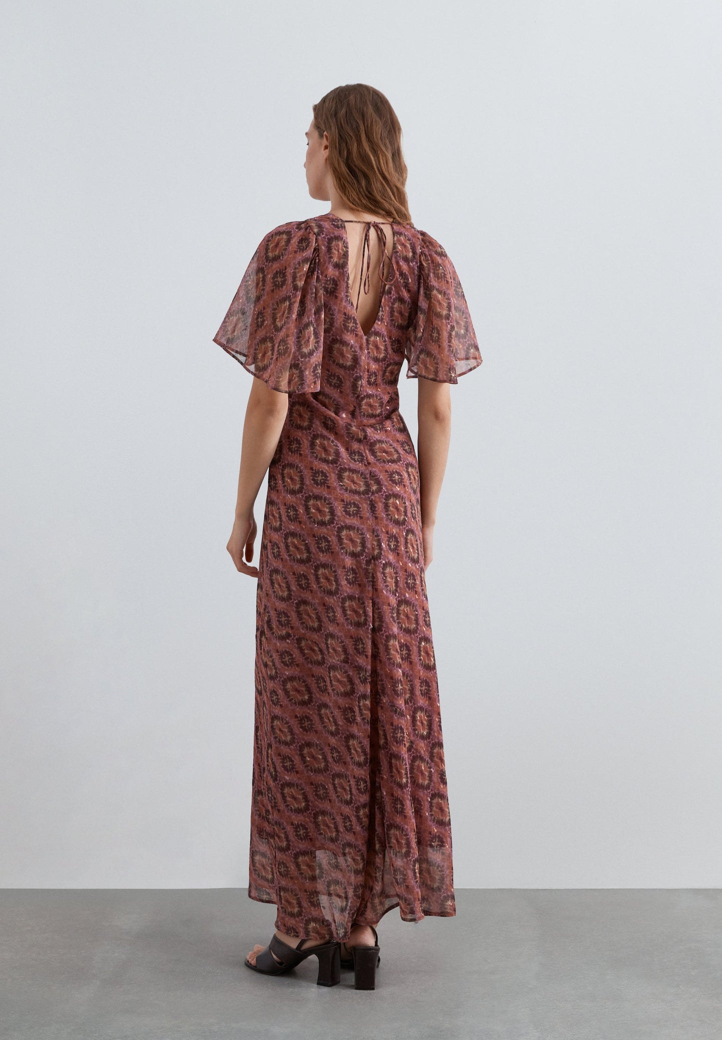 FLOWING PRINTED DRESS