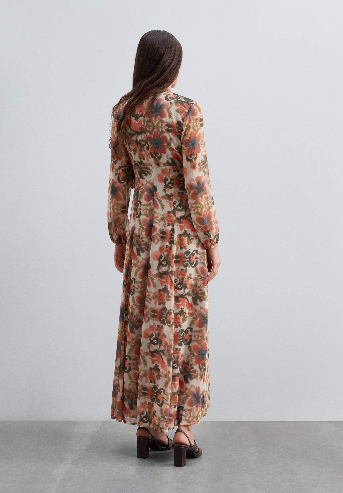 LONG FLORAL DRESS