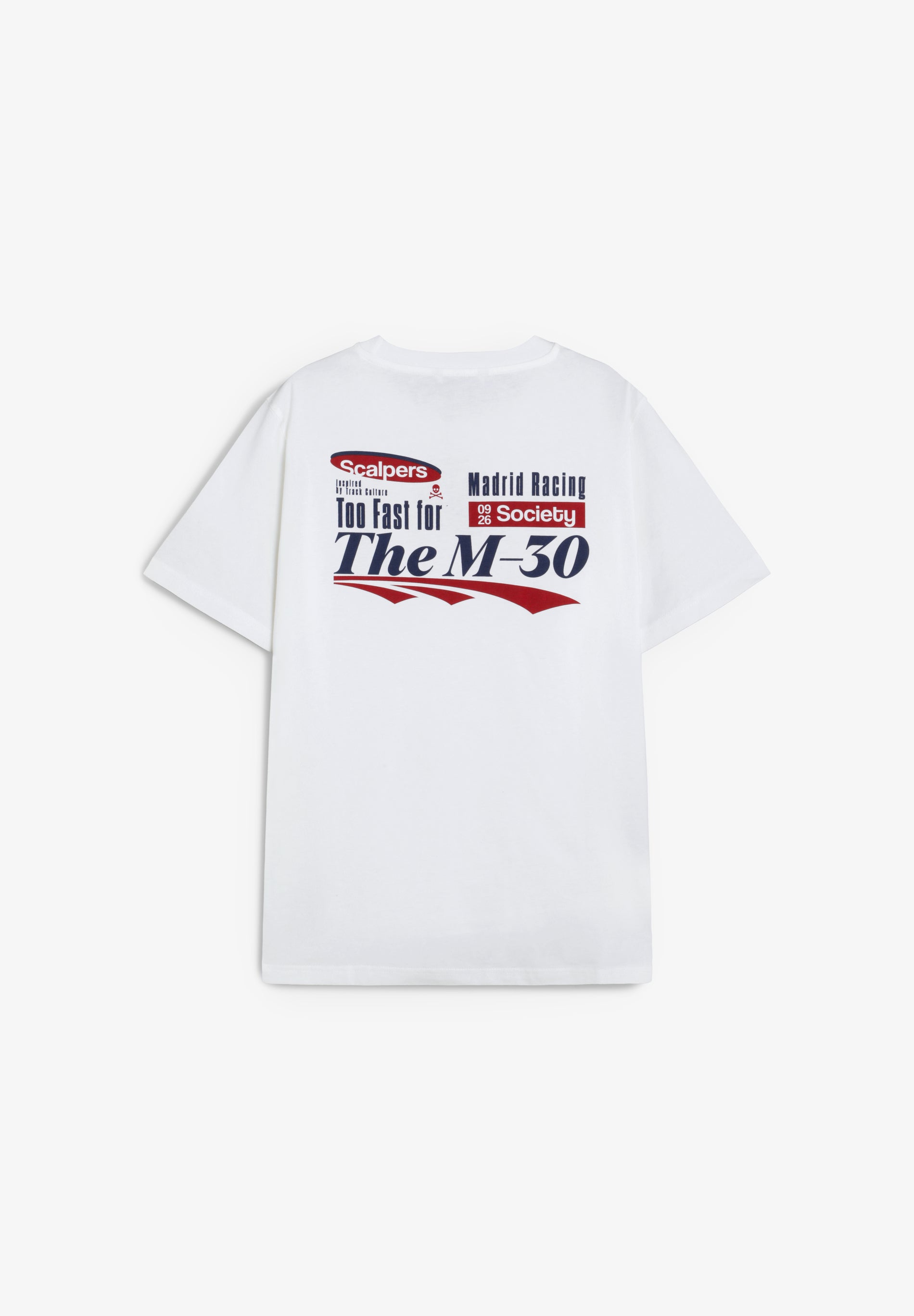 PRINTED T-SHIRT WITH PATCH DETAIL