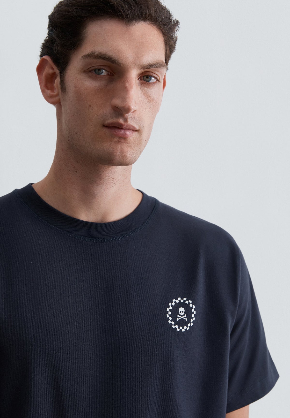 T-SHIRT WITH BACK LOGO PRINT