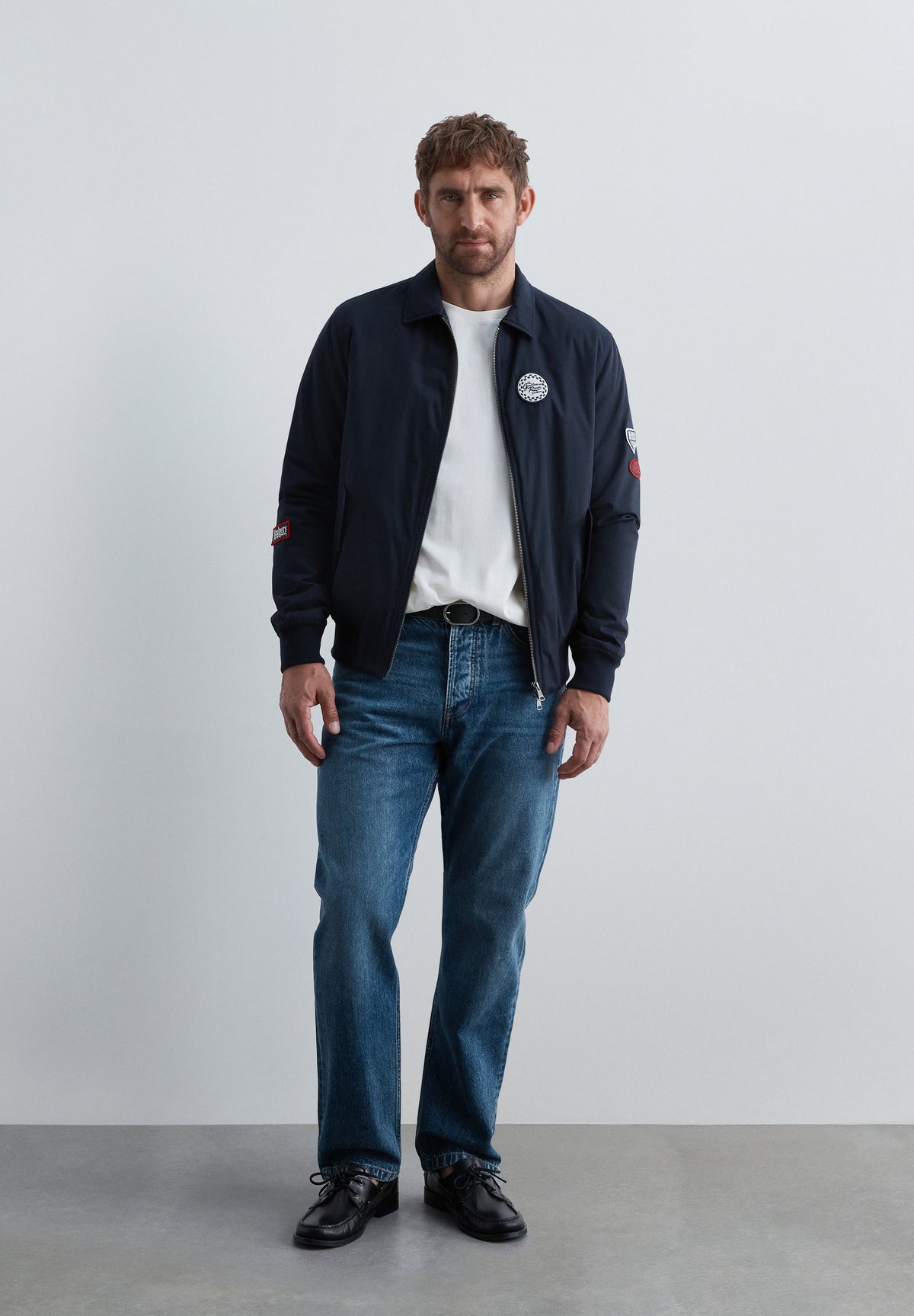 BOMBER JACKET WITH PATCHES