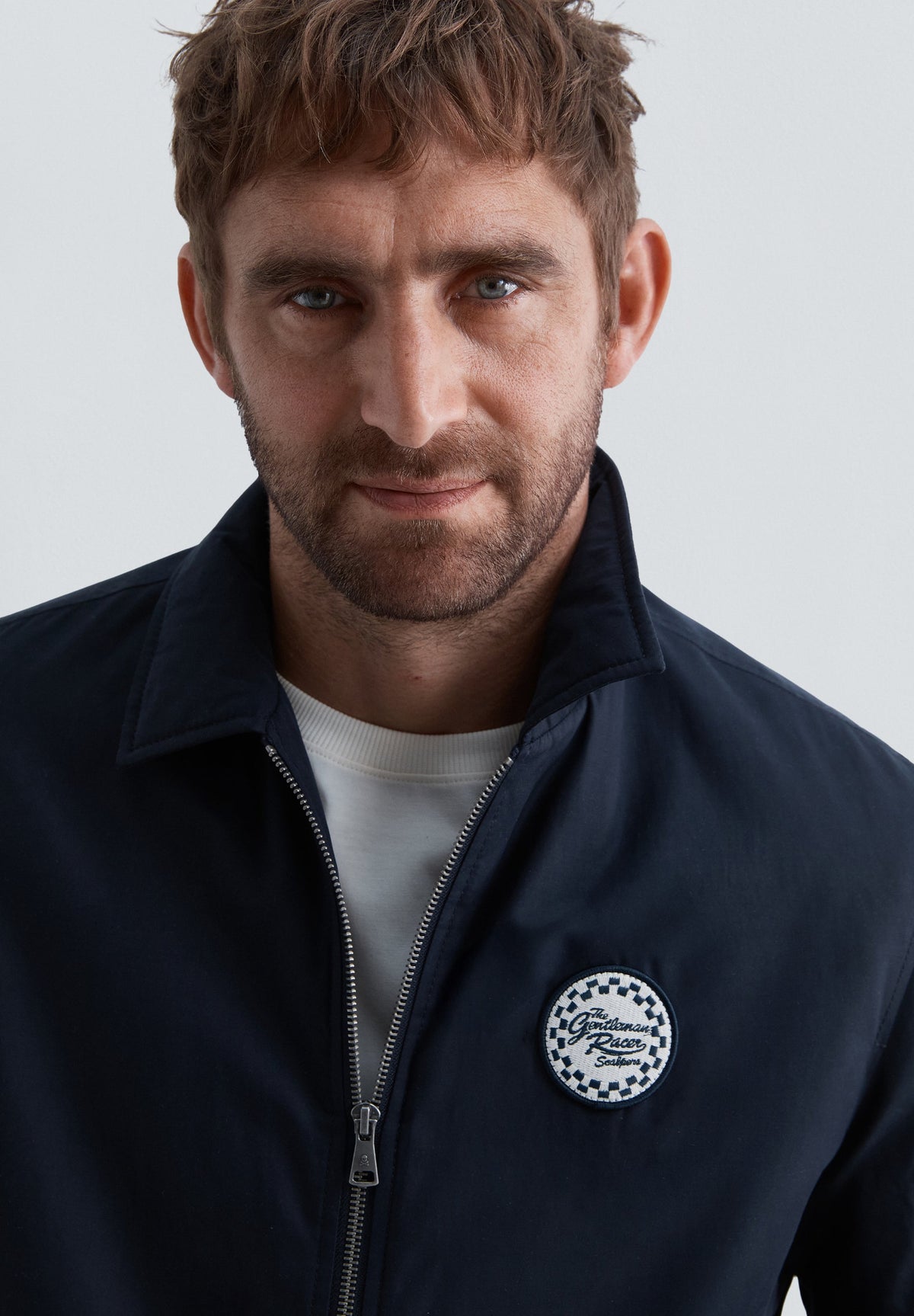 BOMBER JACKET WITH PATCHES