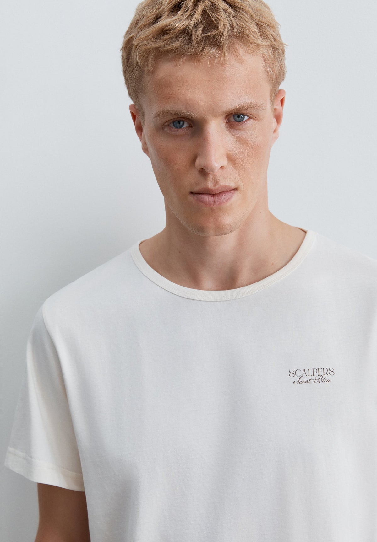 SAINT BLEU PRINT T-SHIRT