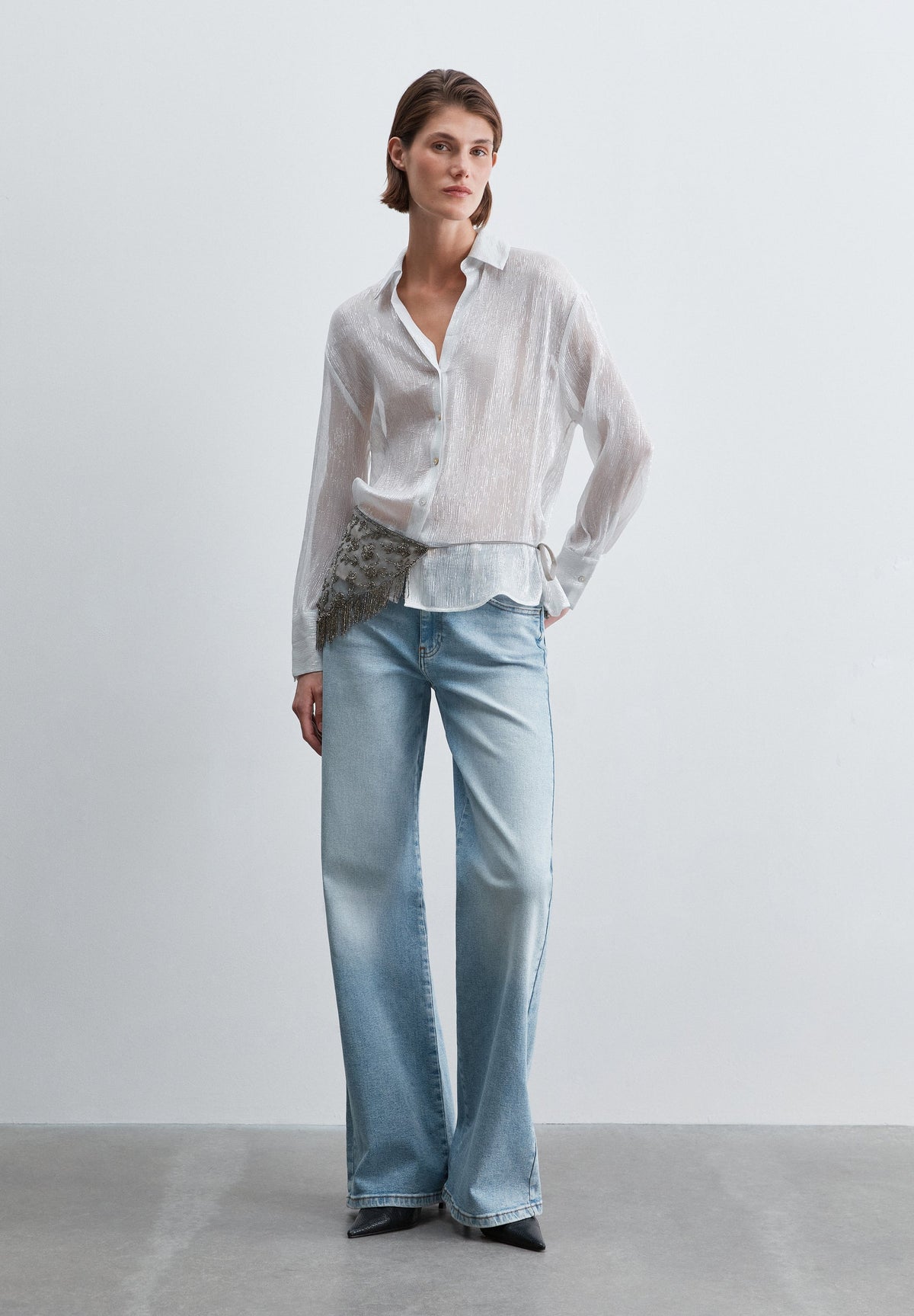 LUREX SILK SHIRT